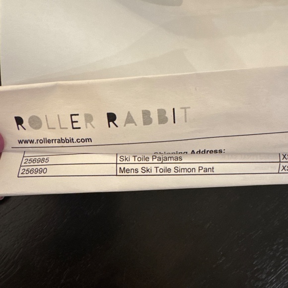 Roller Rabbit NEW w/Tags Ski Toile Simon Pajama Pants Size Extra Small⛷️ - Picture 11 of 11